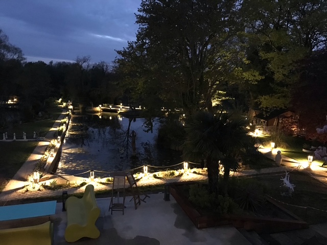 jardin de nuit